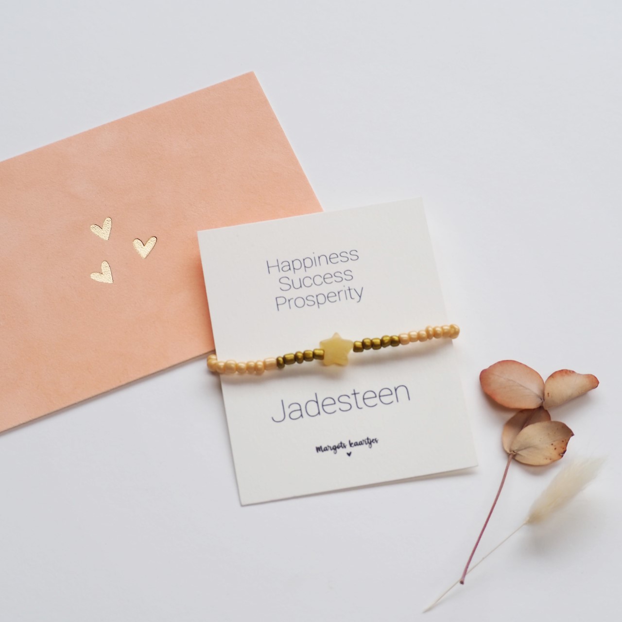 Armbandje - Jadesteen edelsteen
